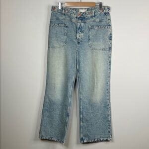 Free People Palmer Cuffed Jeans Size 31